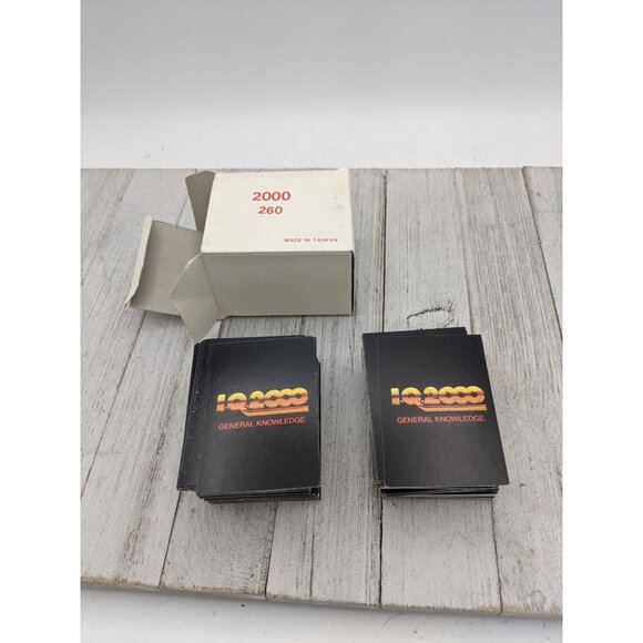 Trivia Adventure Board Game REPLACEMENT 2000 General Knowledge & Planet Cards - Picture 1 of 9